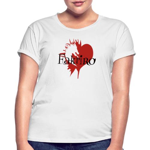 Fakriro-Logo mit Herz - Frauen Oversize T-Shirt