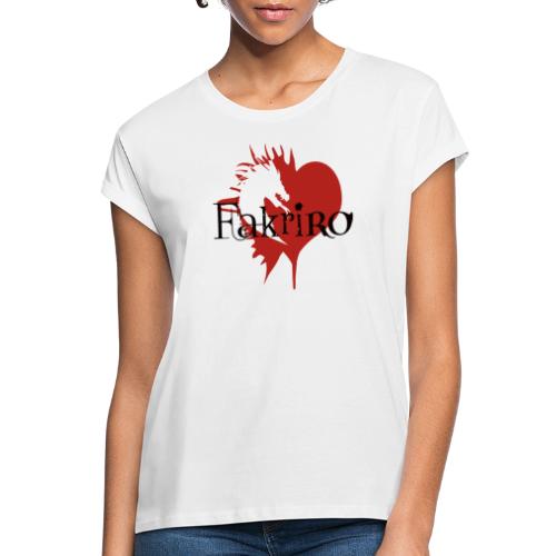 Fakriro-Logo mit Herz - Frauen Oversize T-Shirt