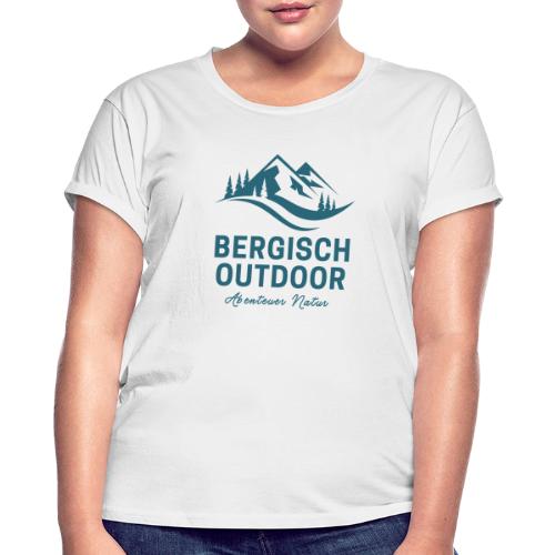 Bergisch Outdoor Originalfarbe Petrol - Relaxed Fit Frauen T-Shirt