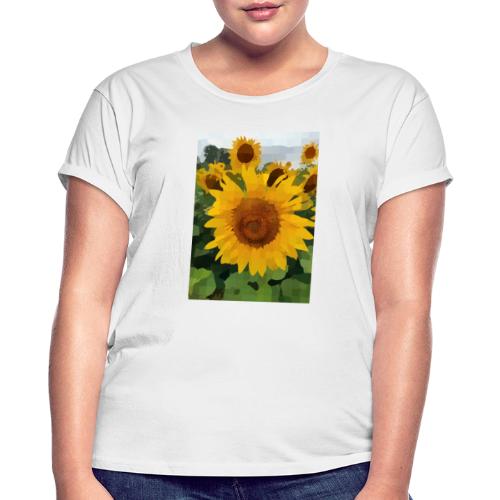 Sonnenblume - Frauen Oversize T-Shirt