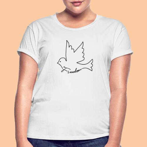 A white dove and peace - Women's Oversize T-Shirt