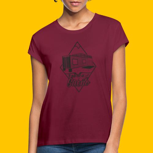 Fabricatusueño BYN trasparente v2 - Camiseta relaxed fit para mujer