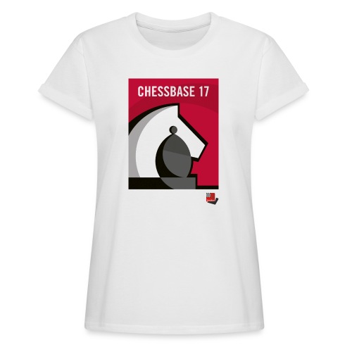 CHESSBASE 17 - Schach, Läufer, Springer - Camiseta holgada de mujer