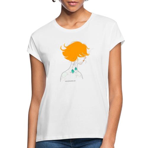 Chica pelirroja - Camiseta relaxed fit para mujer