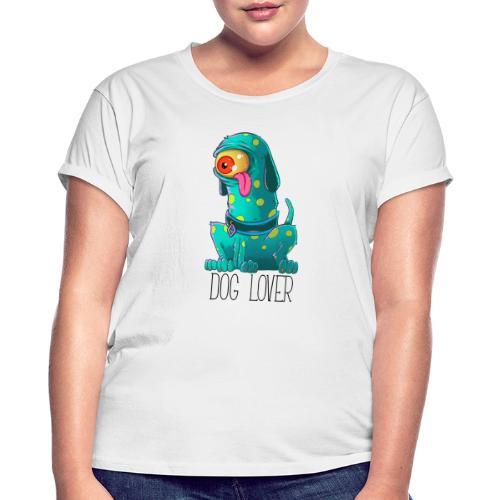 Hund Elsker - Dame oversize T-shirt