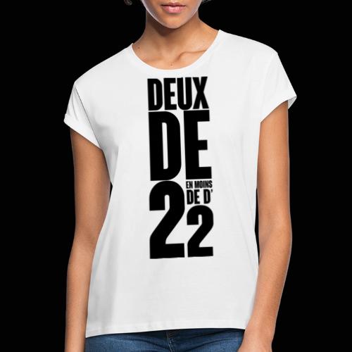 Deux De 2 Official Merch' - T-shirt oversize Femme