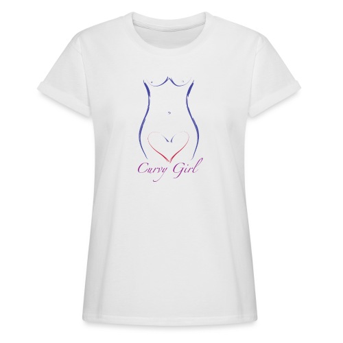 Love Curvy Girl - Maglietta da donna Relaxed fit