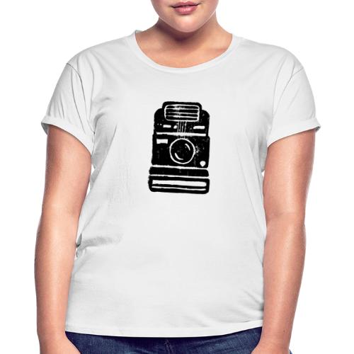 Bitte lächeln | Alte Kamera | Fotografen - Frauen Oversize T-Shirt