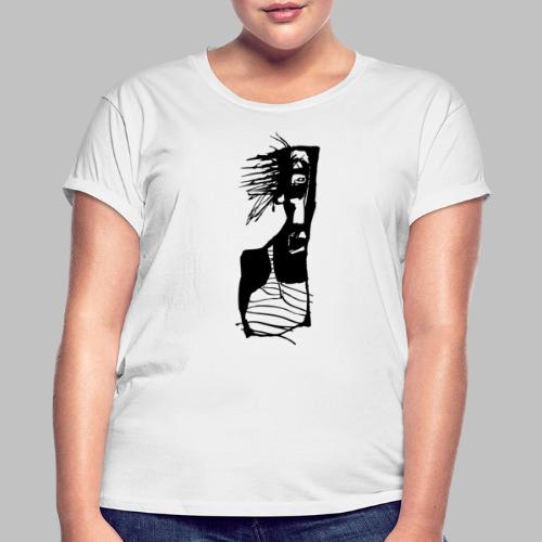 Schrei - Frauen Oversize T-Shirt