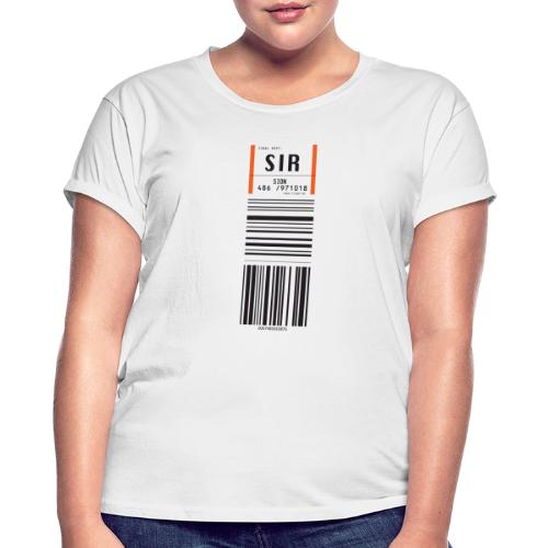 Flughafen Sitten - Sion - SIR - Frauen Oversize T-Shirt