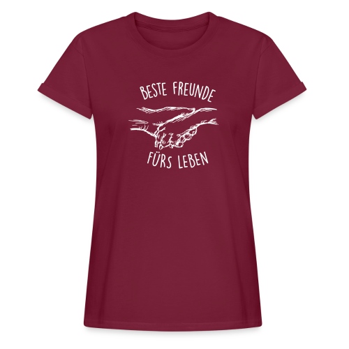 Vorschau: Beste Freunde fürs Leben - Frauen Oversize T-Shirt