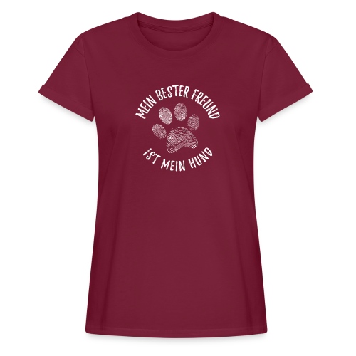 Vorschau: Mein Hund Bester Feund - Frauen Oversize T-Shirt