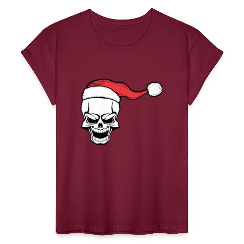 Weihnachten Xmas Totenkopf - Frauen Oversize T-Shirt