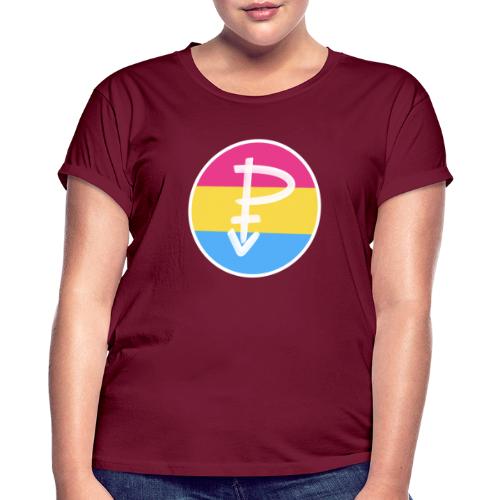 Emblem Pansexuell weiss - Relaxed Fit Frauen T-Shirt