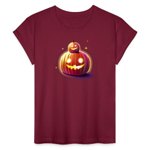Halloween Kürbisse - Frauen Oversize T-Shirt