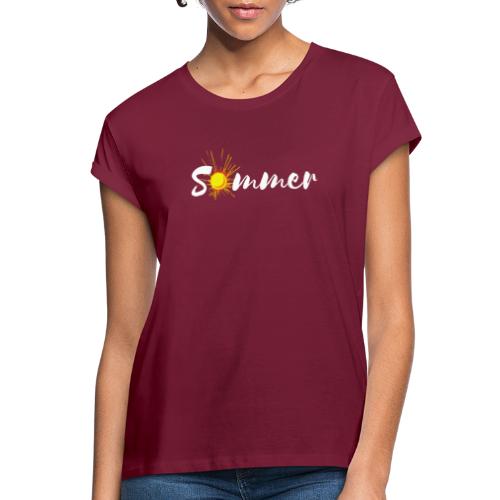 Sommer - Frauen Oversize T-Shirt