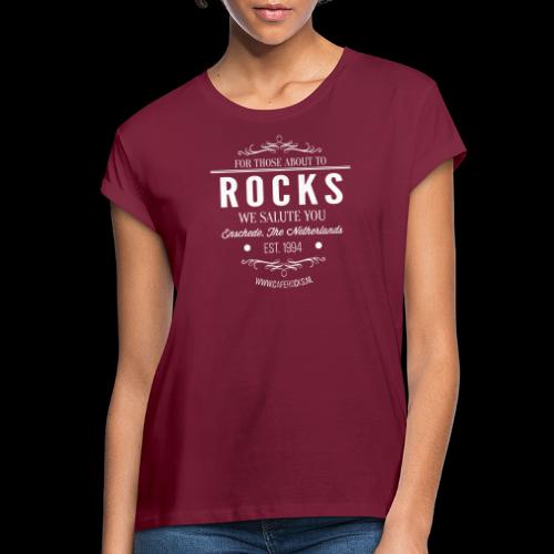Vintage Rocks Label - Relaxed fit vrouwen T-shirt