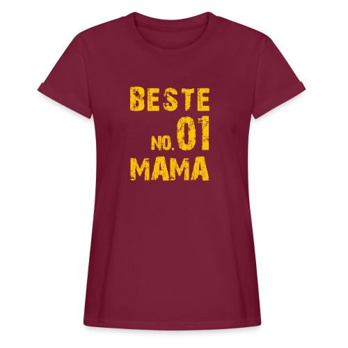 NO. 1 BESTE MAMA - Frauen Oversize T-Shirt