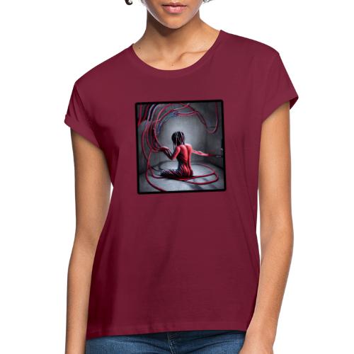 vein girl Black Giger Style - Relaxed Fit Frauen T-Shirt