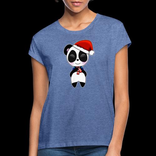 Panda noel bonnet - T-shirt oversize Femme