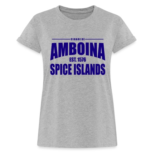 Cidade de Amboina - Blue - Vrouwen oversize T-shirt