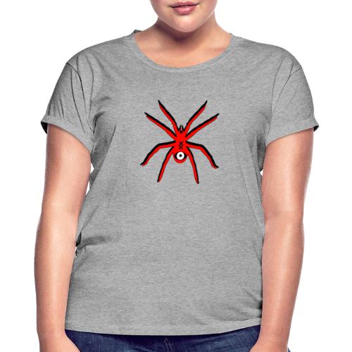 Spider Goddess Emblem Print - Women's Oversize T-Shirt
