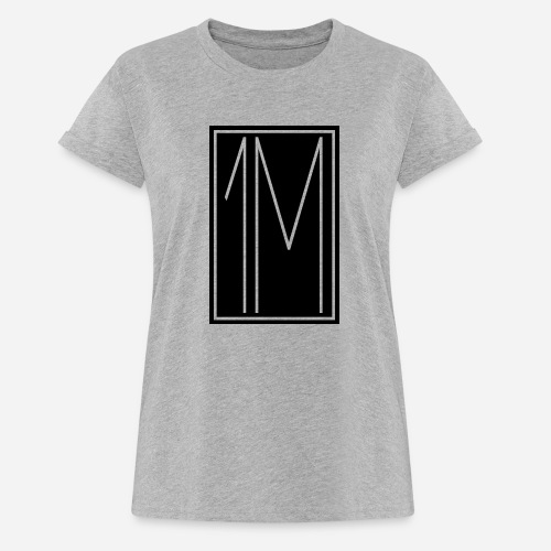 1M/One MVMNT Logo schwarz - Frauen Oversize T-Shirt