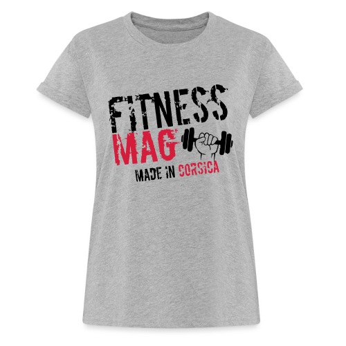 Fitness Mag made in corsica 100% Polyester - T-shirt oversize Femme