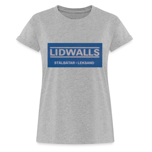 Lidwalls Stålbåtar - Oversize-T-shirt dam