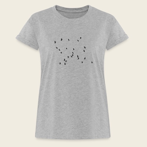 Flying birds - Dame oversize T-shirt
