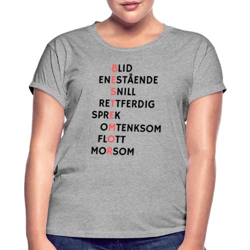 Verdens beste bestemor - Oversize T-skjorte for kvinner