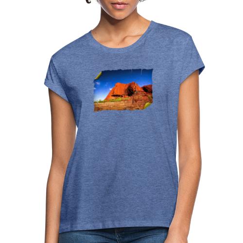 Australien: Roter Felsen auf Schatzkarte - Relaxed Fit Frauen T-Shirt