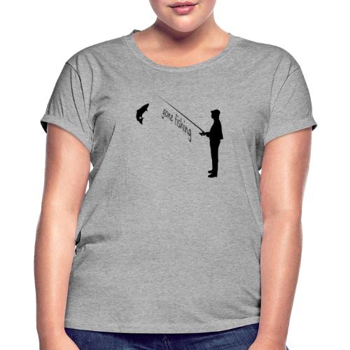 Angler gone-fishing - Frauen Oversize T-Shirt
