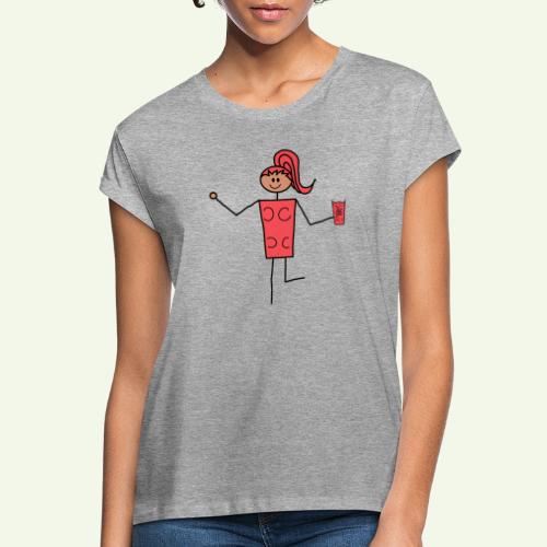 Schobbtimist Classic Rot - Frauen Oversize T-Shirt