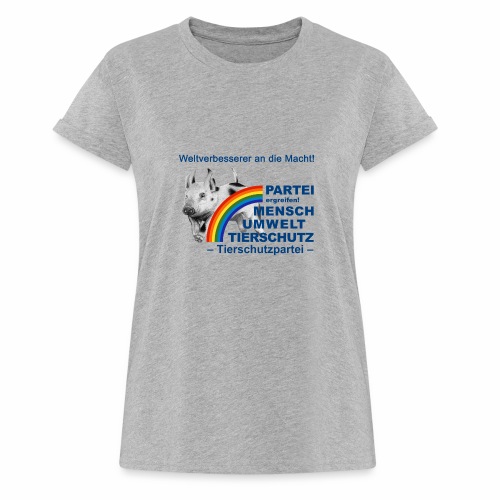 Weltverbesserer Mütze ohne Schein - Relaxed Fit Frauen T-Shirt
