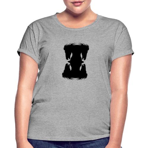 Cheval cabré en ombres chinoise - T-shirt décontracté Femme
