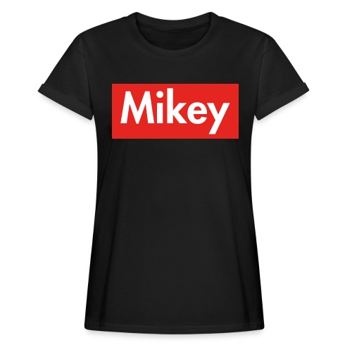 Mikey Box Logo - Women's Oversize T-Shirt