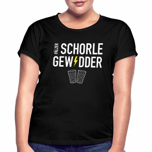 Pälzer Schorle Gewidder & Dubbegläser - Frauen Oversize T-Shirt