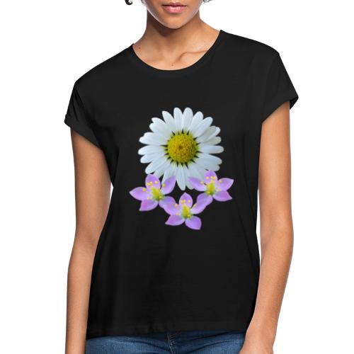 Margeriten Blume, Gänseblümchen Blüte, floral - Frauen Oversize T-Shirt
