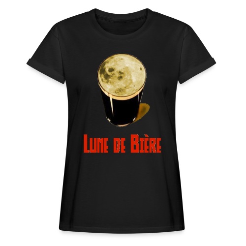 Logo Lune de Bière - T-shirt oversize Femme