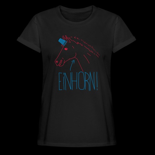 Einhorn - Frauen Oversize T-Shirt