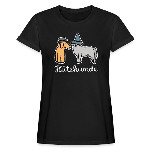 Hütehunde Hunde mit Hut Huetehund - Frauen Oversize T-Shirt