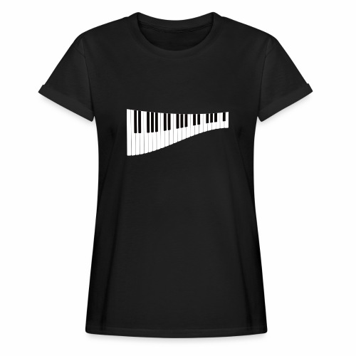 Keyboard für Musiker - Frauen Oversize T-Shirt
