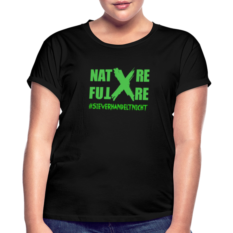 Nature -X-Future #SieVerhandeltNicht - Frauen Oversize T-Shirt