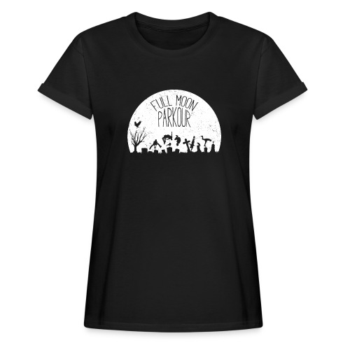 Full moon parkour cadeau Freerun - T-shirt oversize Femme