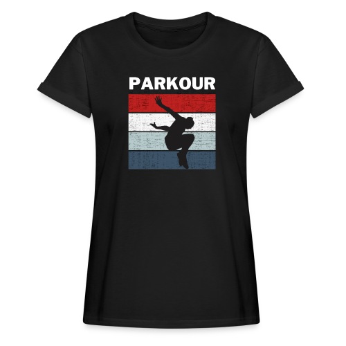 Parkour color cadeau parkour humour traceur - T-shirt oversize Femme