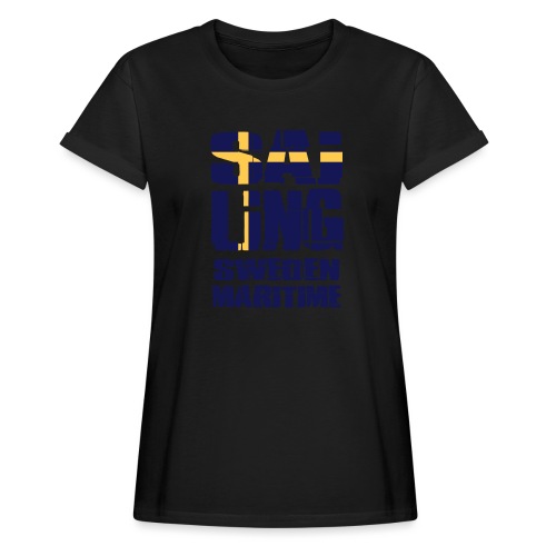 Sweden Maritime Sailing - Frauen Oversize T-Shirt