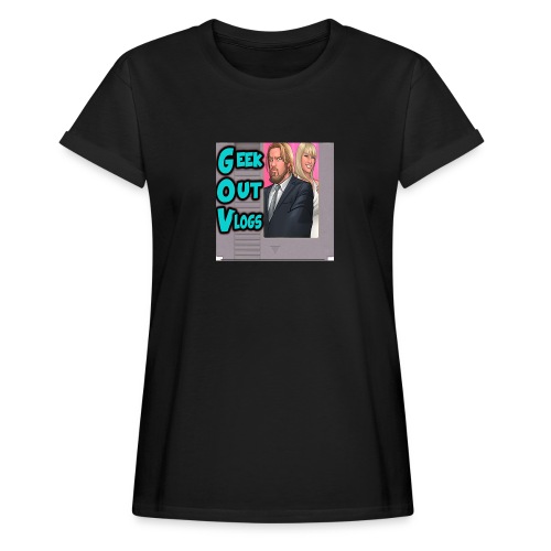 GeekOut Vlogs NES logo - Women's Oversize T-Shirt
