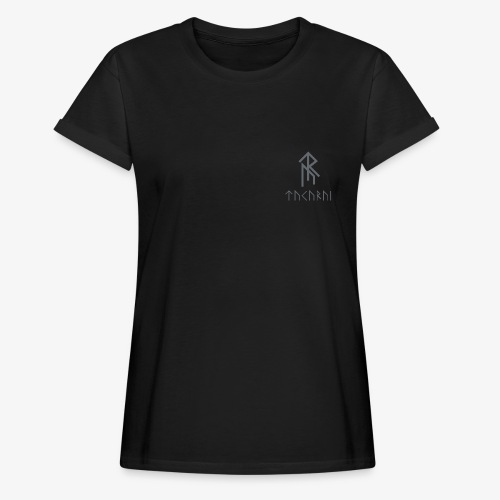Logo & Schild (Grau 1) - Frauen Oversize T-Shirt