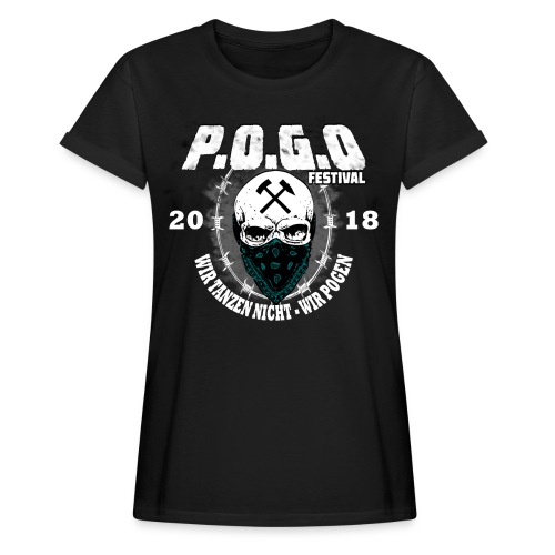 POGO FESTIVAL SHIRT 2018 - Frauen Oversize T-Shirt